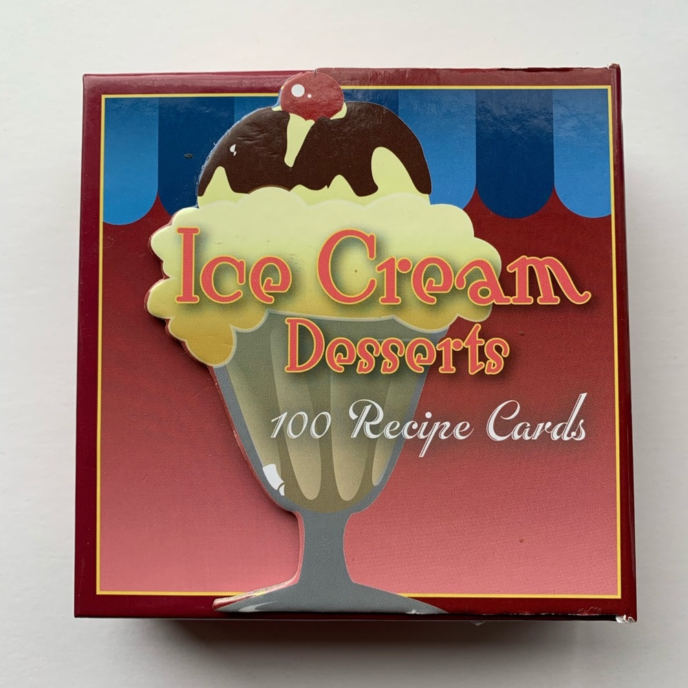 Ice Cream Desserts 100 Recipe Card Deck